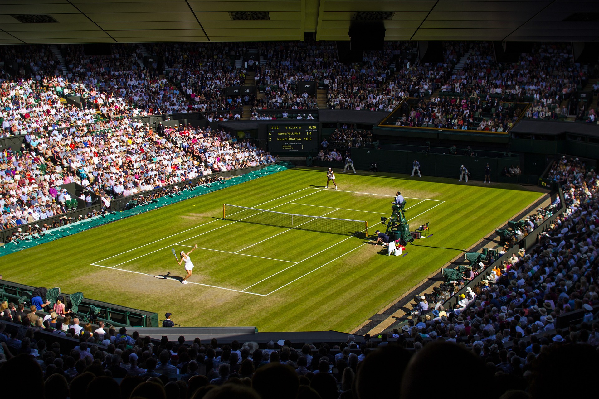 Wimbledon centre court. Women's final